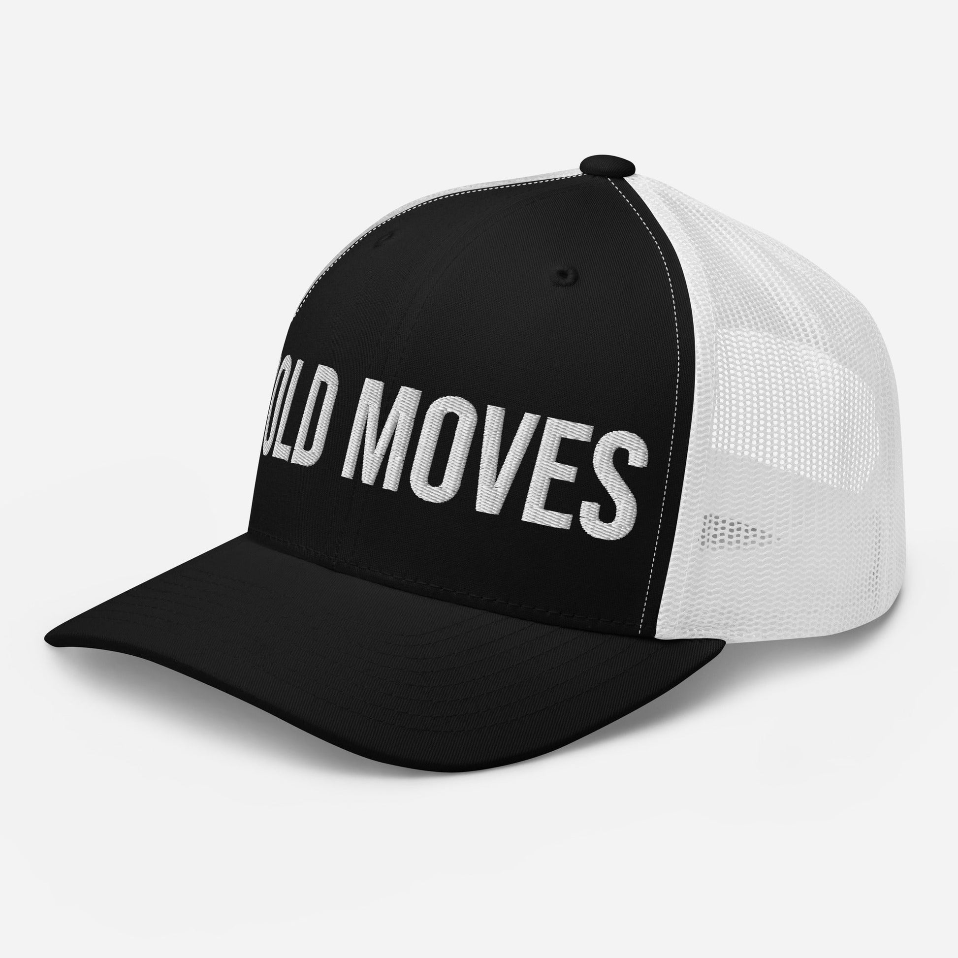 Bold Moves Embroidered Trucker Cap