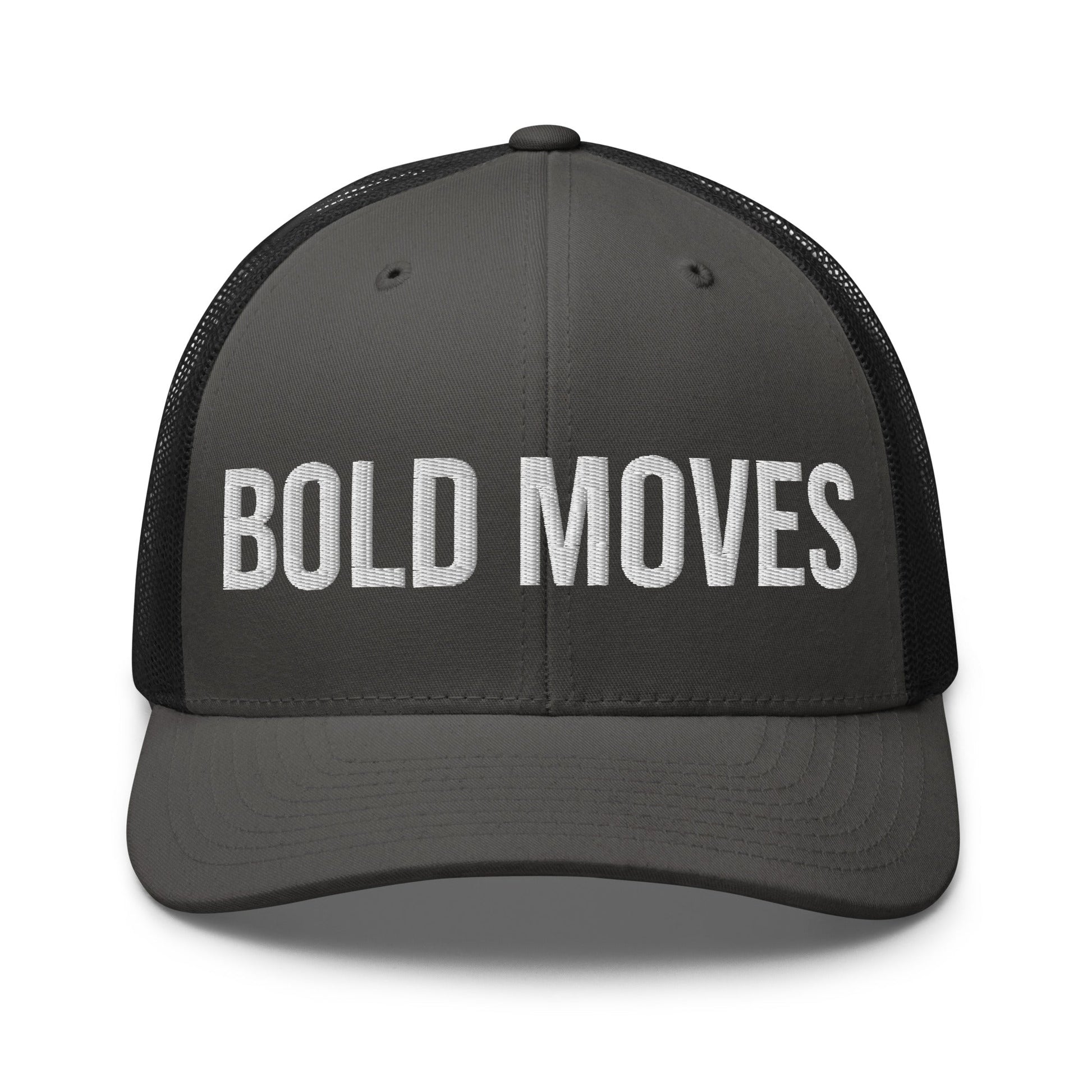 Bold Moves Embroidered Trucker Cap