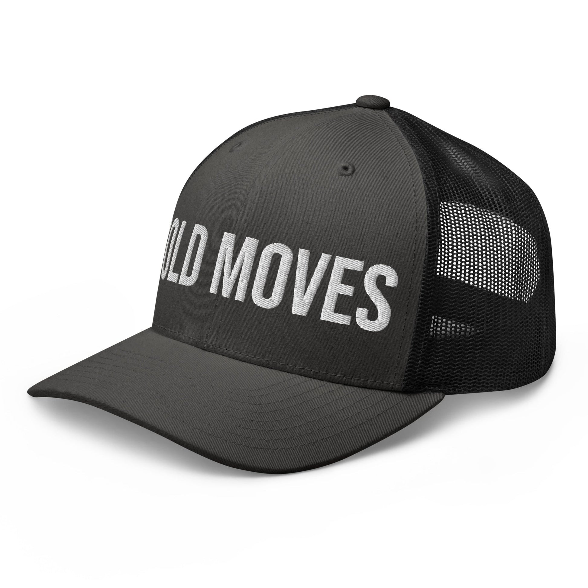 Bold Moves Embroidered Trucker Cap