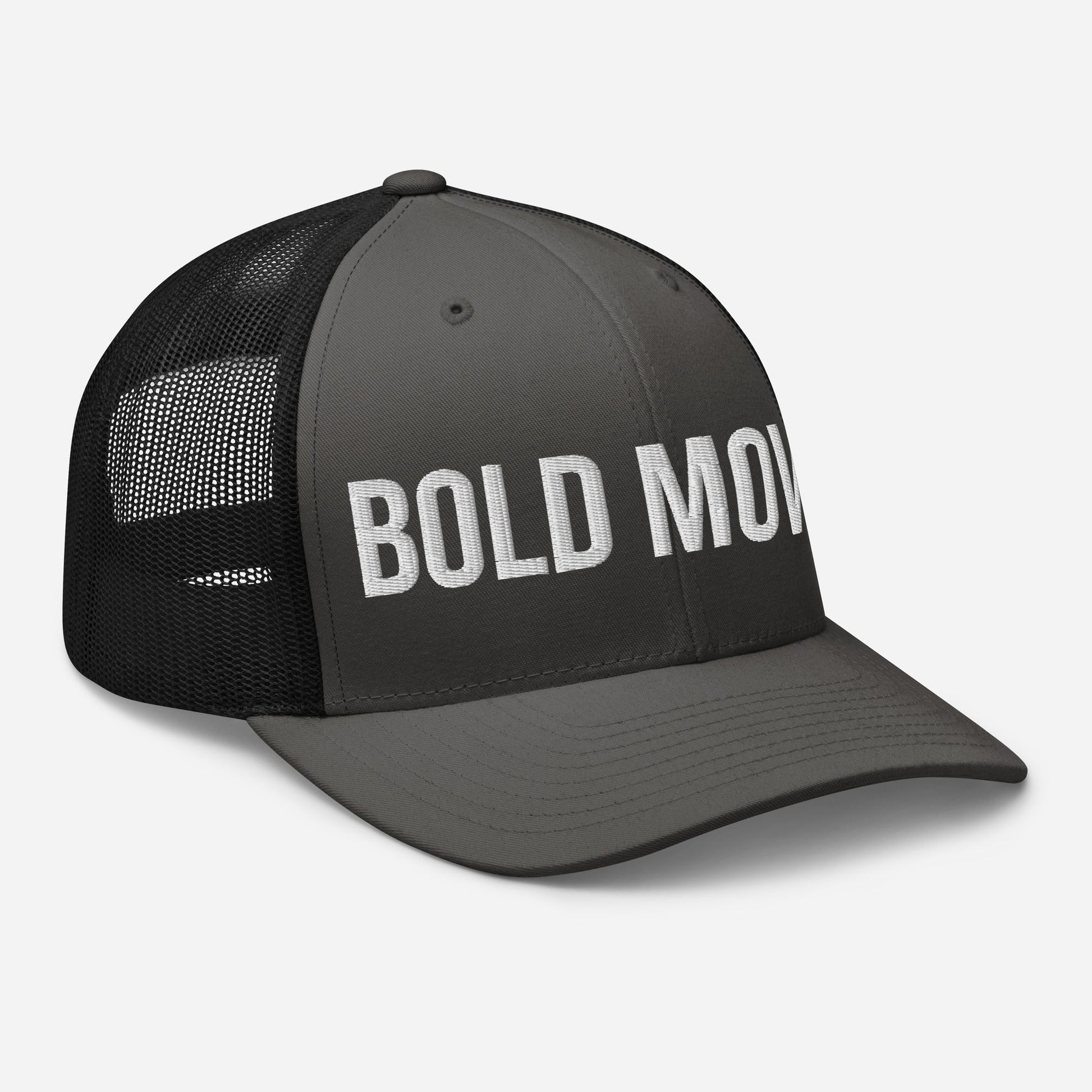 Bold Moves Embroidered Trucker Cap