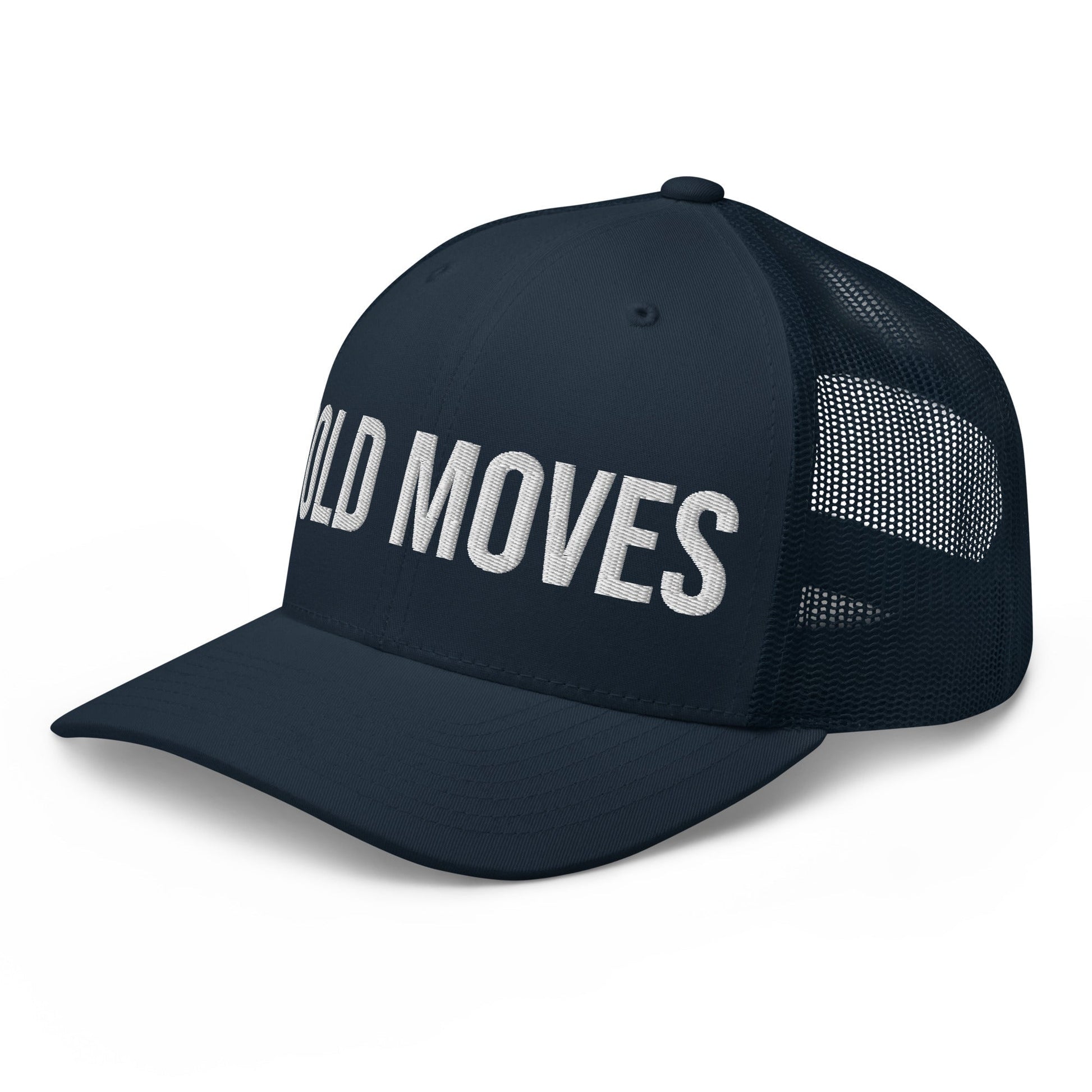 Bold Moves Embroidered Trucker Cap