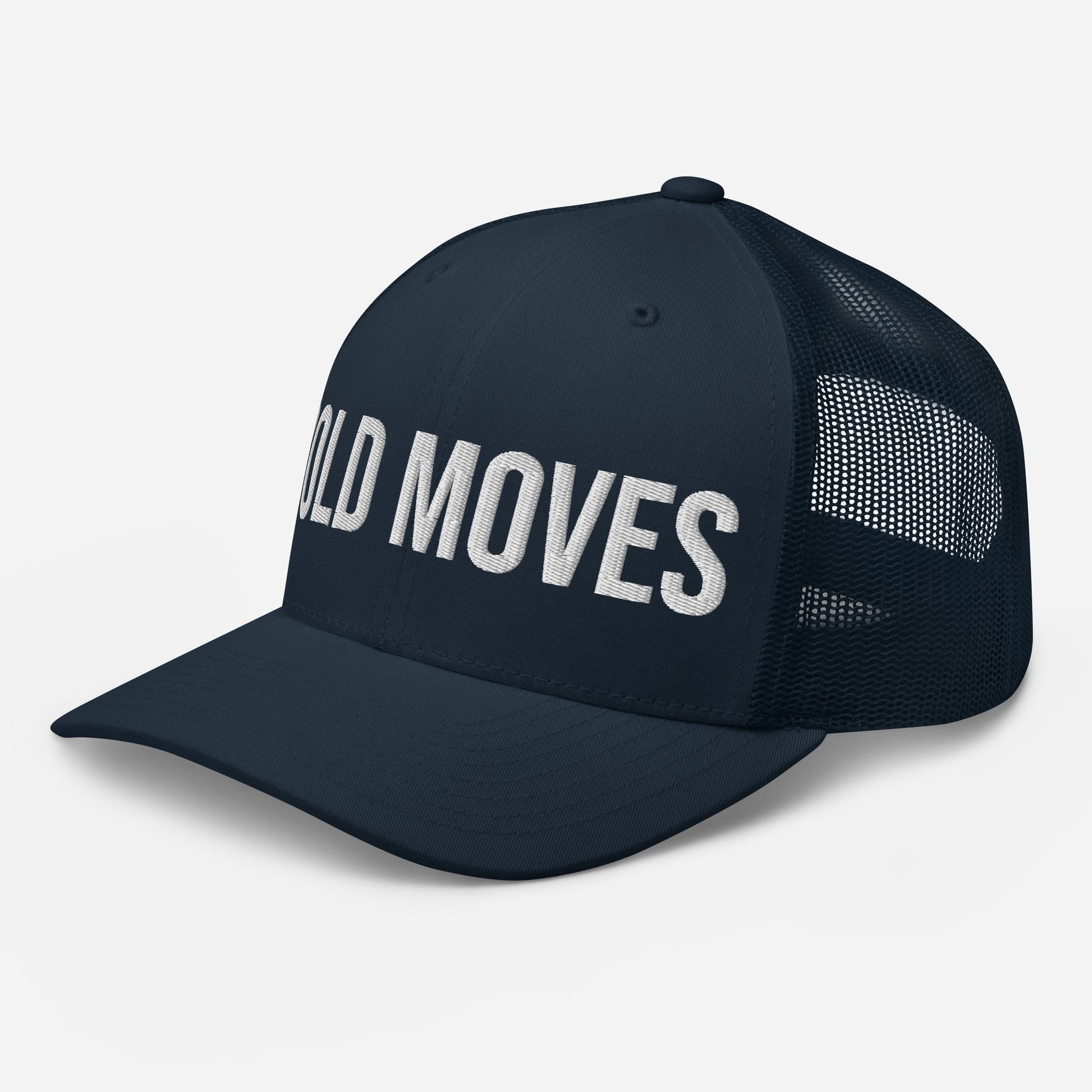 Bold Moves Embroidered Trucker Cap