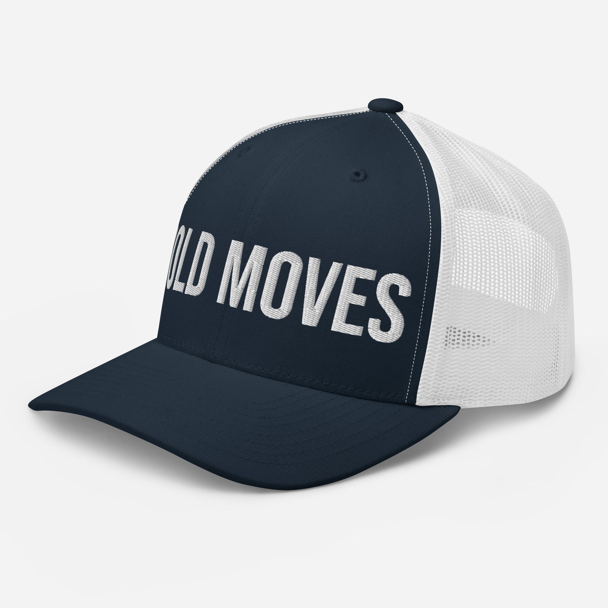 Bold Moves Embroidered Trucker Cap