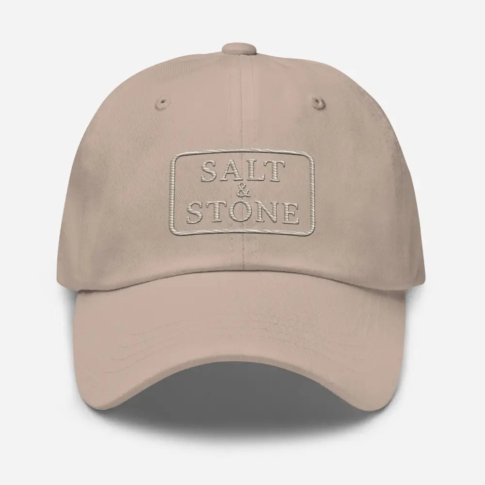 Light brown Yupoong 6245CM unstructured embroidered dad cap from Trini Skies Supply