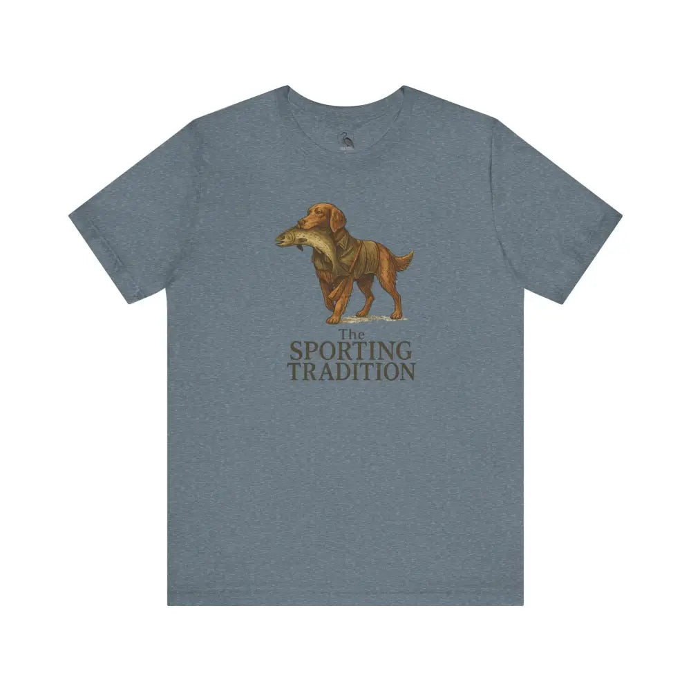 Sporting Tradition Golden Retriever Vintage T-Shirt with Pheasant Graphic