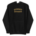 Black Trini Skies Supply Summit Division embroidered hoodie in gold