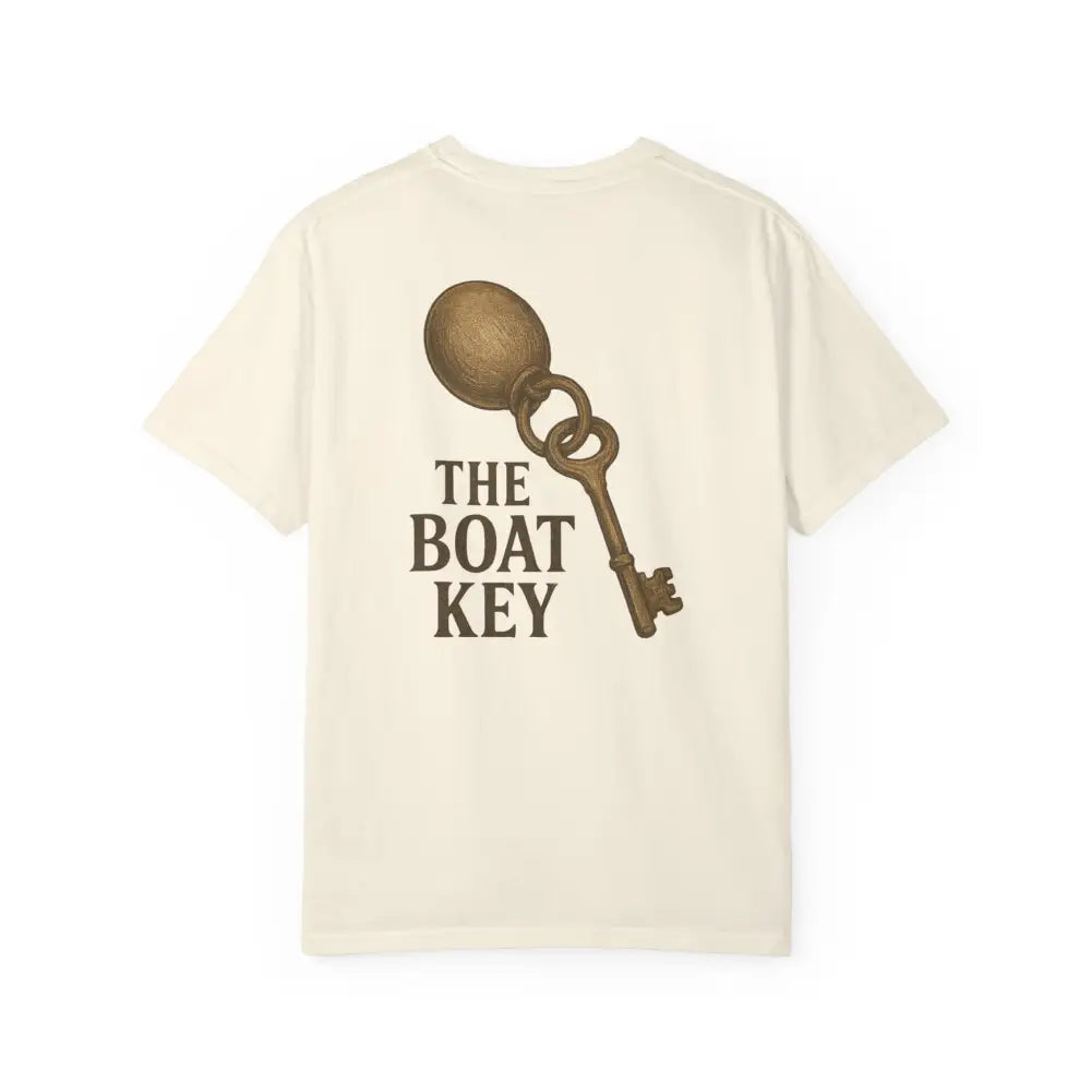 Boat Key Shirt: Vintage-Style Tee with Antique Key Graphic