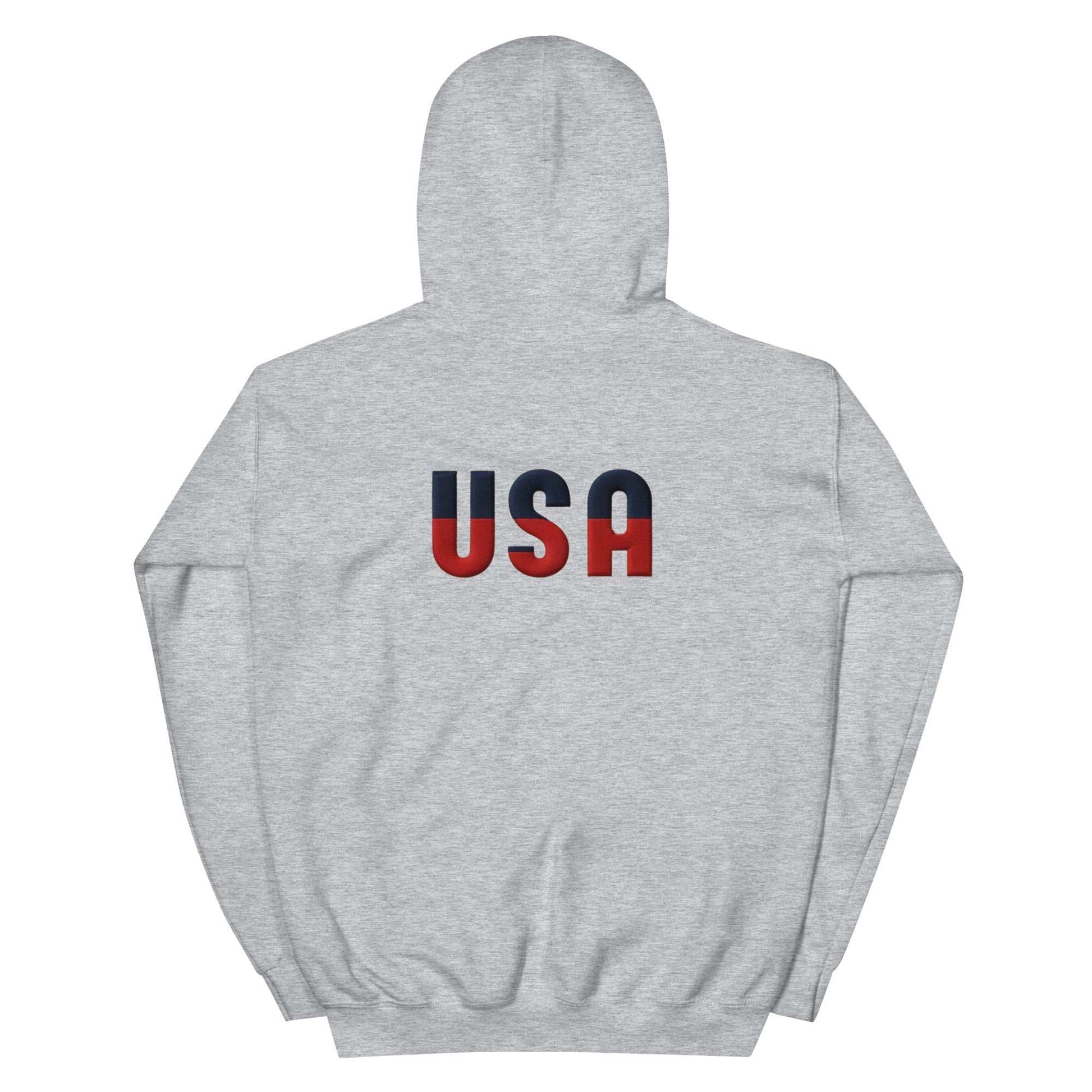 Patriotic Side USA Unisex Hoodie