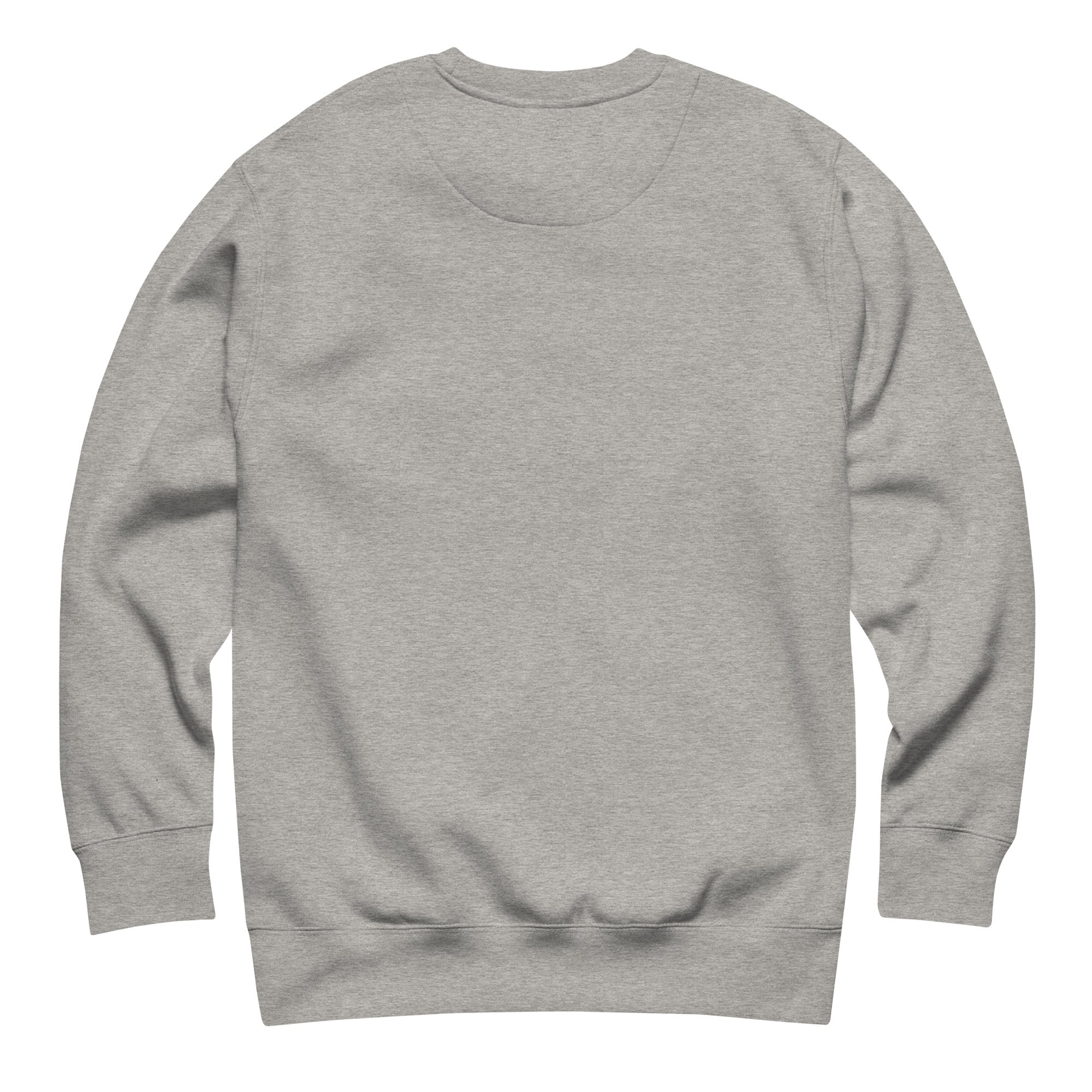 Nantucket graphic sweatshirt in heather gray with ribbed cuffs