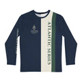 USA Series Long Sleeve Fishing Shirt in navy, cream, green by Trini Skies