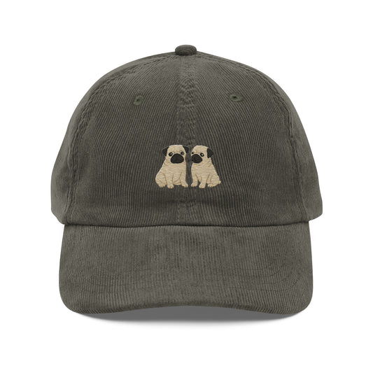 Vintage corduroy cap - Olive - 1