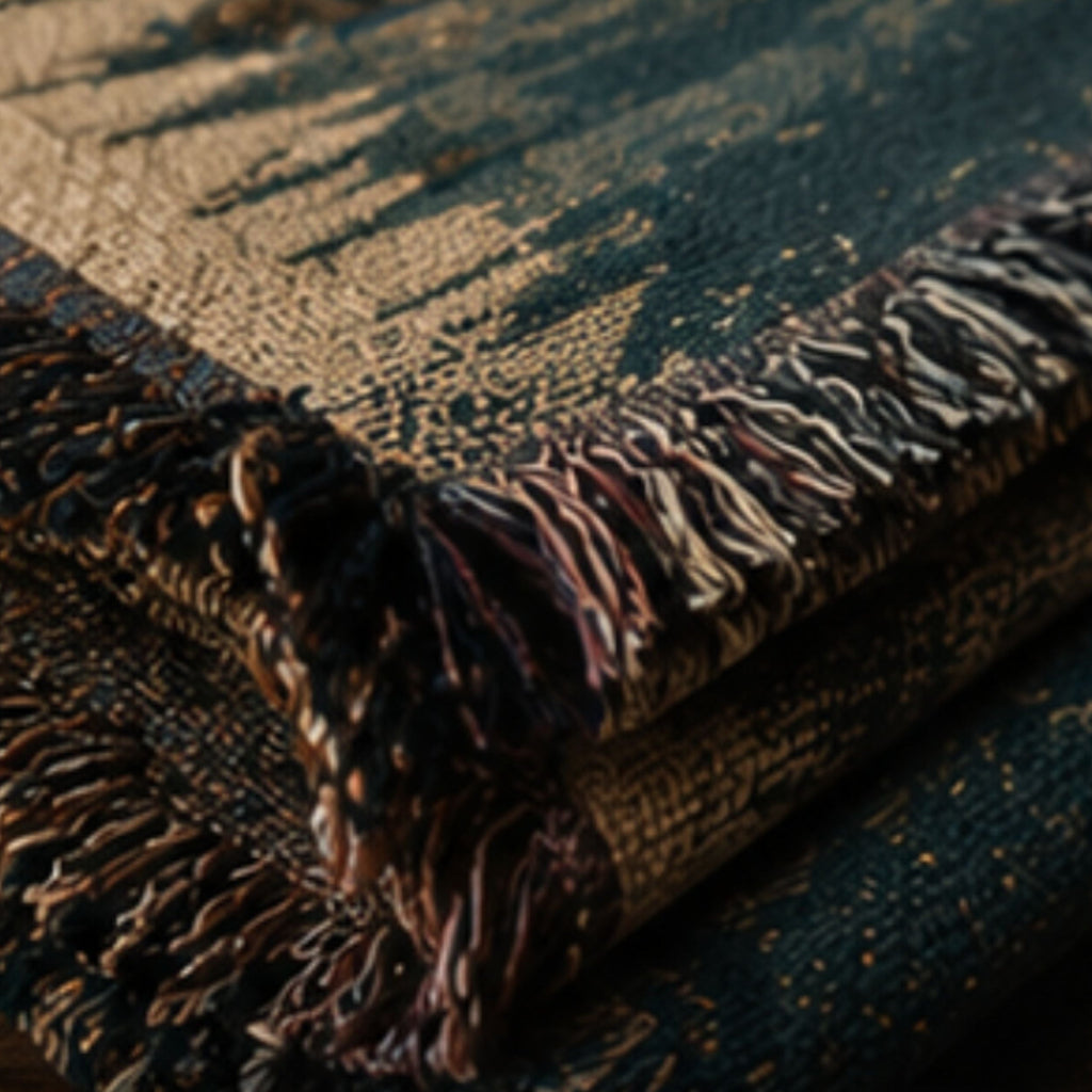 Wild Trout Woven Cotton Throw