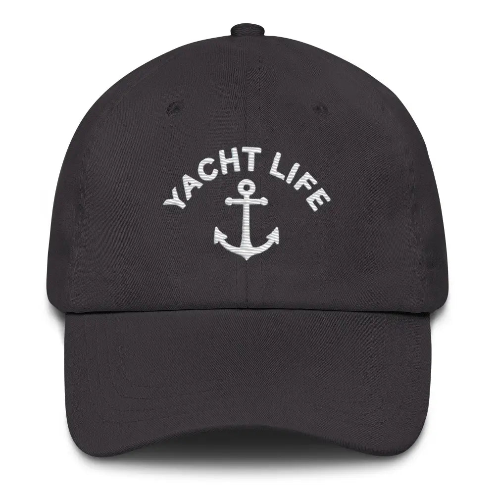 Yacht Life embroidered dad hat by Trini Skies with anchor